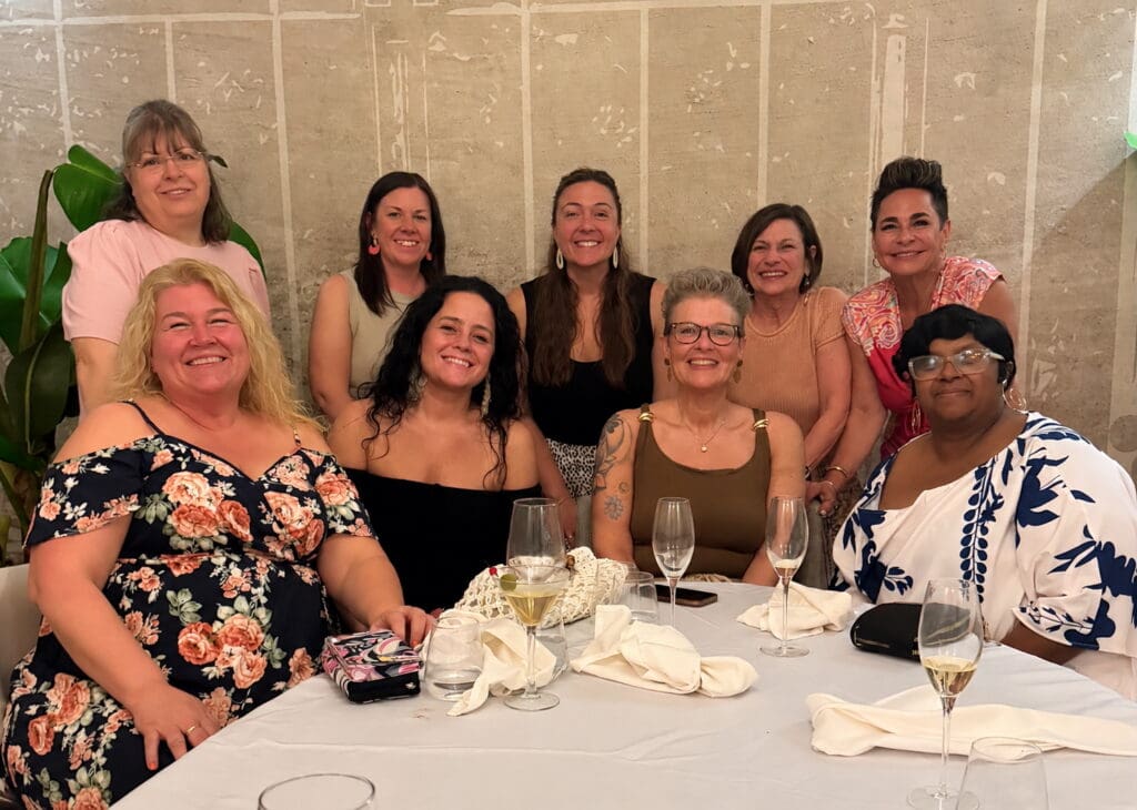 Longtime Early Minds Child Care staff celebrating 25 years